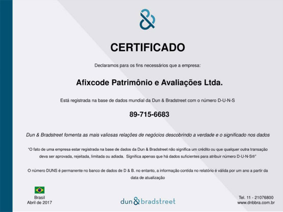 Certificado DNB