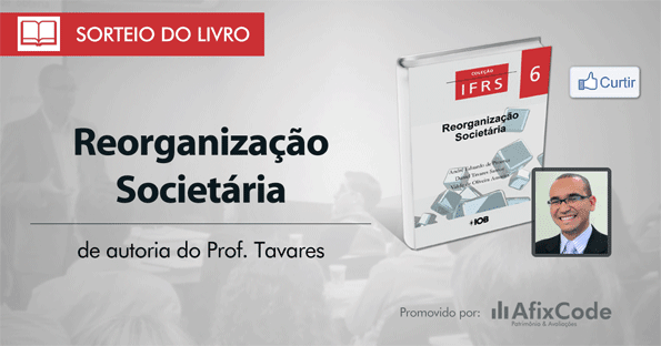 Sorteio Livro Reorganização Societária