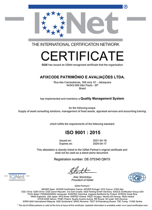 Certificado IQNet